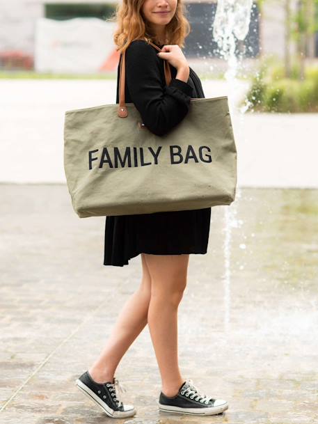 Luiertas Family Bag CHILDHOME KAKI+Koperroze+Zwart - vertbaudet enfant 