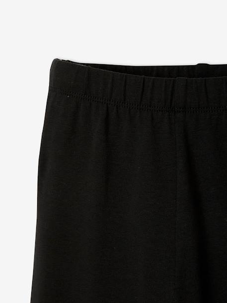 Legging meisje tot halverwege de kuit WIT+zwart - vertbaudet enfant 