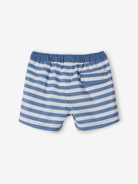 Zwembroekje voor babyjongen Surf blauw gestreept - vertbaudet enfant 