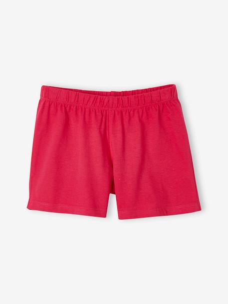 Set van 2 pyjama shorts voor meisjes Oeko-Tex® Set ivoor - vertbaudet enfant 