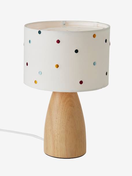 Bedlampje met geborduurde stippen beige /meerkleurig - vertbaudet enfant 