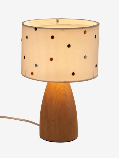 Bedlampje met geborduurde stippen beige /meerkleurig - vertbaudet enfant 