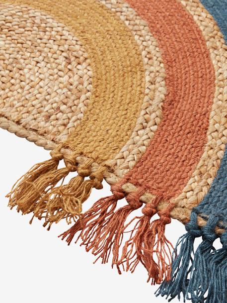 Regenboog jute tapijt WILD SAHARA blauw/meerkleurig - vertbaudet enfant 