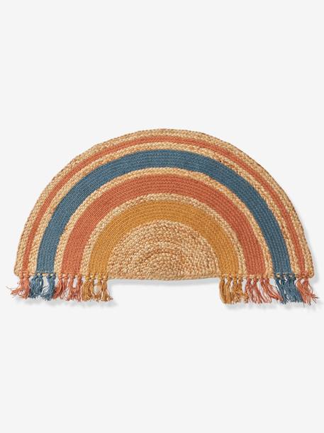 Regenboog jute tapijt WILD SAHARA blauw/meerkleurig - vertbaudet enfant 