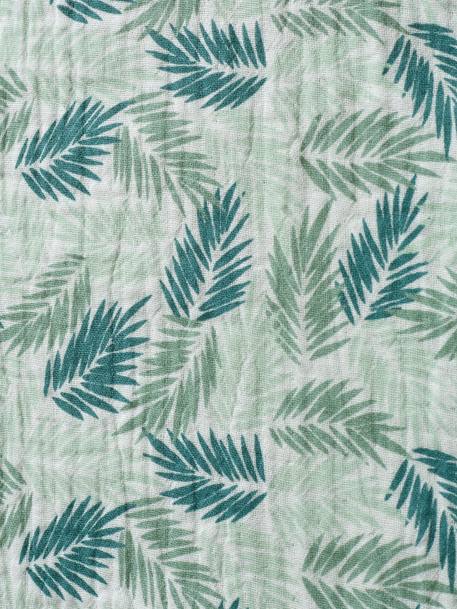 Speciale zomertrappelzak in katoengaas TROPICAL Oeko-Tex® groen - vertbaudet enfant 