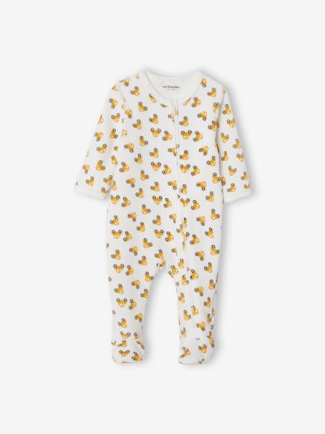 Set van 2 fluwelen Oeko Tex® pyjama's 'met de auto' voor babyjongetje set inkt - vertbaudet enfant 