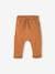 Babyset T-shirt + molton broek gestreept / karamel+indigoblauw - vertbaudet enfant 