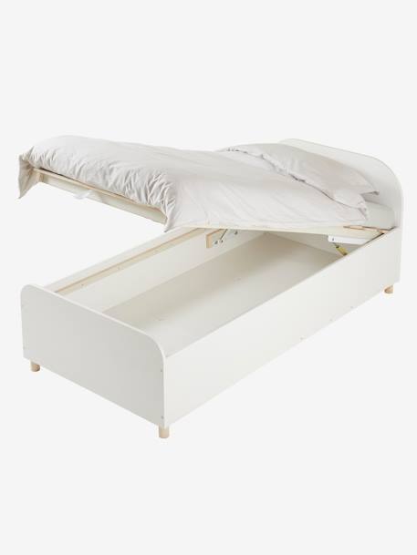 Bed met opbergkist MARIN wit - vertbaudet enfant 