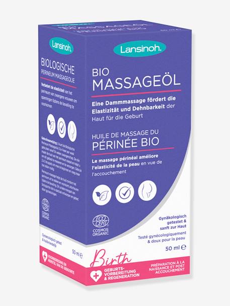 Biologische massageolie perineum 50 ml LANSINOH meerkleurig - vertbaudet enfant 