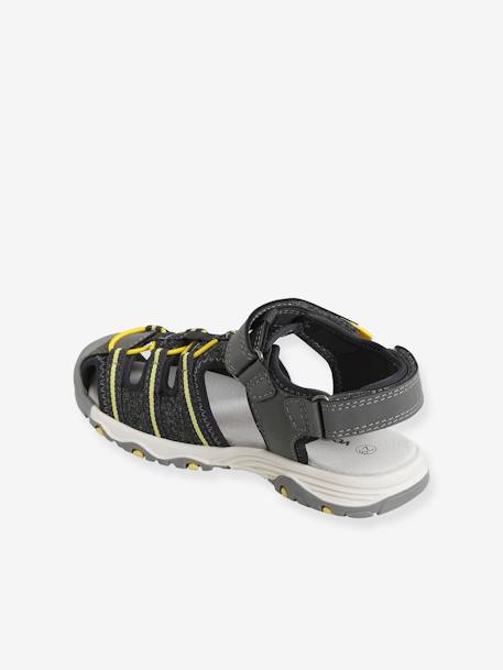 All-terrain sandalen voor jongens grijs+marine - vertbaudet enfant 