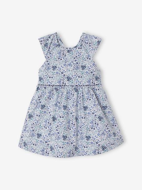 Feestelijke babyjurk met bloemen wit met print - vertbaudet enfant 