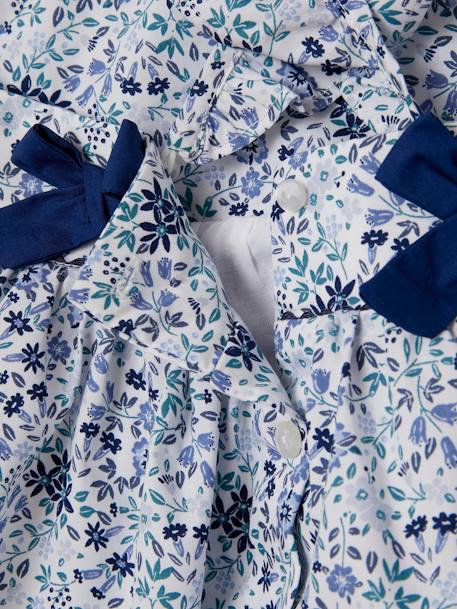 Feestelijke babyjurk met bloemen wit met print - vertbaudet enfant 