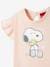 Snoopy Peanuts® baby T-shirt voor meisjes Roze detail - vertbaudet enfant 