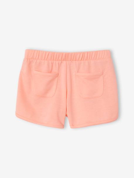 Sportshort voor meisjes DONKER MARINE+roze+terracotta - vertbaudet enfant 