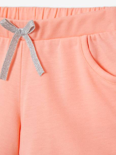 Sportshort voor meisjes DONKER MARINE+roze+terracotta - vertbaudet enfant 