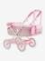 Kinderwagen COROLLE voor pop van 36/42/52 cm ROZE MET BLOEMEN - vertbaudet enfant 