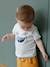 Set babyshirt met print en baggy short wit - vertbaudet enfant 