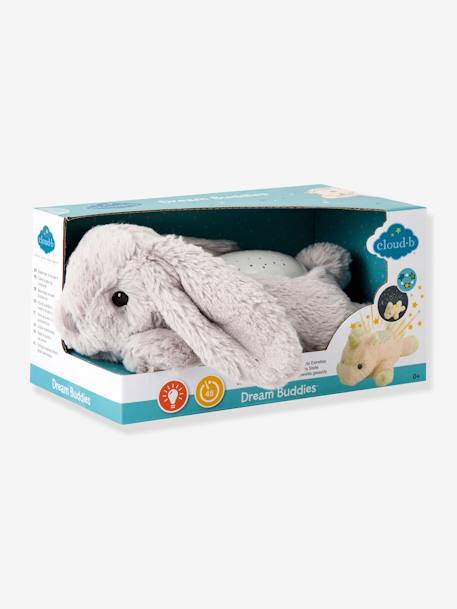 CLOUD B Dreams Buddies Sterrenlicht Nachtlampje beige+Grijs (konijn)+Lichtroze (eenhoorn) - vertbaudet enfant 