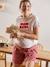 Zwangerschapsshort van katoengaas ecru+Terracotta - vertbaudet enfant 