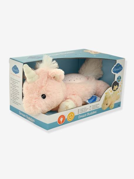 CLOUD B Dreams Buddies Sterrenlicht Nachtlampje beige+Grijs (konijn)+Lichtroze (eenhoorn) - vertbaudet enfant 