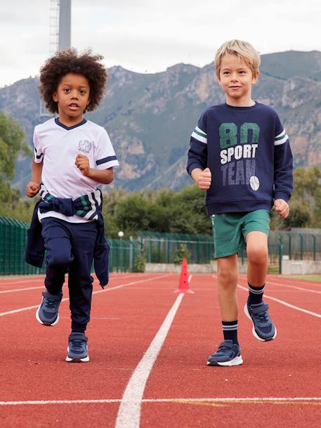 Sportbroek voor jongens van technisch materiaal inkt - vertbaudet enfant 