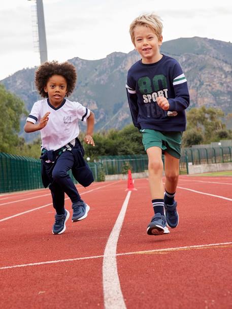 Sportbroek voor jongens van technisch materiaal inkt - vertbaudet enfant 