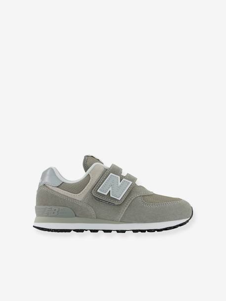 Kindersneakers met klittenband PV574EVG NEW BALANCE grey - vertbaudet enfant 