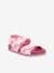 Meisjessandalen Summerkro Summerkick KICKERS® gele bloem+lichtroze bloem - vertbaudet enfant 