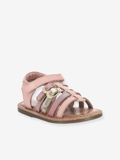 Schoenen-Meisje shoenen 23-38-Sandalen-Leren meisjessandalen Diveta KICKERS®