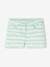 Meisjesshort met tie & dye-effect wit/turquoise - vertbaudet enfant 