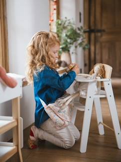 Speelgoed-Poppen-Poppen en toebehoren-Houten kinderstoel pop