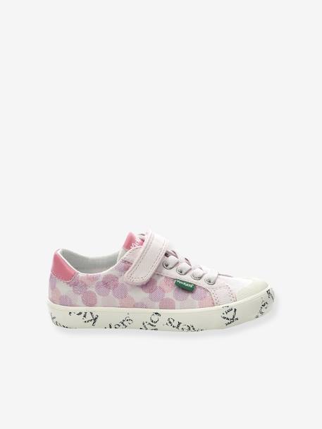 Sneakers voor meisjes Gody Gold KICKERS® ROZE MEERKLEURIGE STIPPEN+WIT MEERKLEURIGE STIPPEN - vertbaudet enfant 