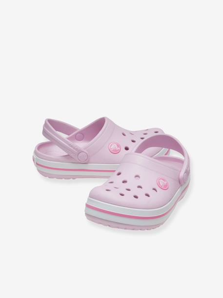 Crocband Clog K CROCS(TM) kinderclogs BALLERINA PINK+ICE BLUE/WHITE+marineblauw - vertbaudet enfant 