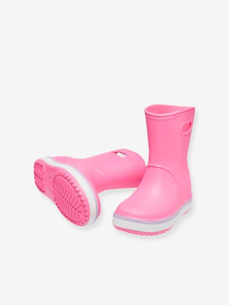 Crocband Regenlaars K CROCS(TM) Pink Lemonade/Lavendel - vertbaudet enfant 