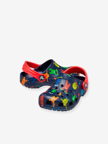 Baby Classic Easy Icon Clog CROCS(TM) NAVY+Taffy Pink/Multi - vertbaudet enfant 