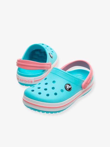 Crocband Clog K CROCS(TM) kinderclogs BALLERINA PINK+ICE BLUE/WHITE+marineblauw - vertbaudet enfant 