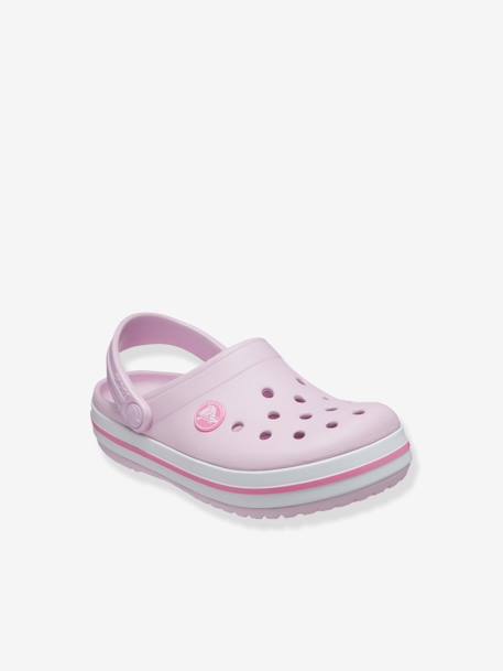 Crocband Clog K CROCS(TM) kinderclogs BALLERINA PINK+ICE BLUE/WHITE+marineblauw - vertbaudet enfant 