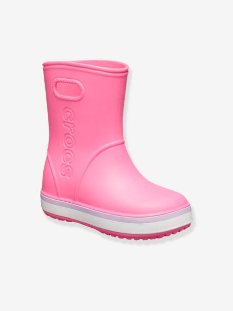 Crocband Regenlaars K CROCS(TM) Pink Lemonade/Lavendel - vertbaudet enfant 