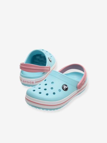 Babyclogs Crocband Clog T CROCS(TM) BALLERINA PINK+ICE BLUE/WHITE+marineblauw+PEPPER GRAPHITE - vertbaudet enfant 