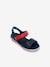 Crocband Sandal Kids CROCS(TM) BALLERINA PINK+CERULEAN BLAUW+NAVY ROOD - vertbaudet enfant 