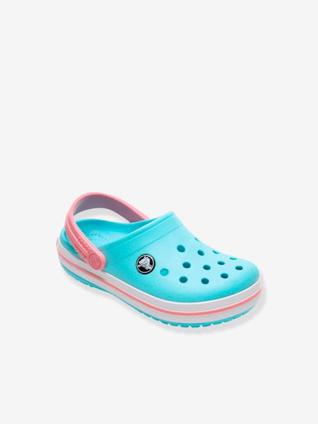 Crocband Clog K CROCS(TM) kinderclogs BALLERINA PINK+ICE BLUE/WHITE+marineblauw - vertbaudet enfant 