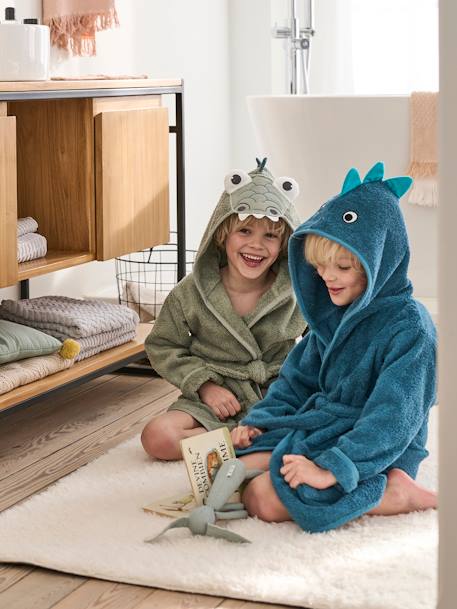 Kamerjas vermomming kind Dinosaurus personaliseerbaar BLAUW - vertbaudet enfant 