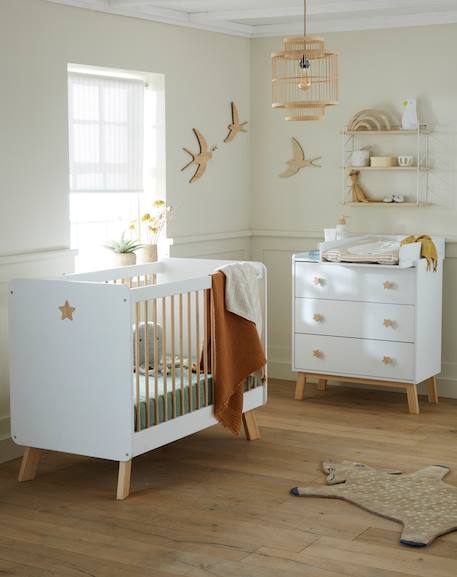 Speciale luiertafel voor commodes WIT - vertbaudet enfant 