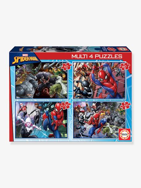 4 progressieve puzzels Spiderman - EDUCA MEERKLEURIG - vertbaudet enfant 