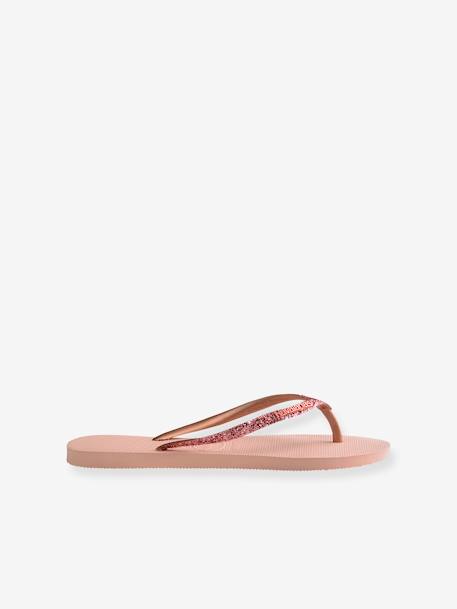 Teenslippers voor kinderen Slim Glitter II HAVAIANAS roze - vertbaudet enfant 