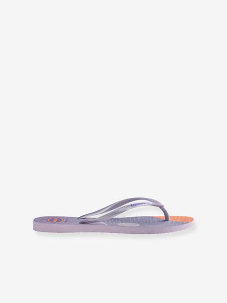 Teenslippers voor kinderen Slim Palette Glow HAVAIANAS lila - vertbaudet enfant 