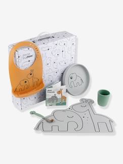 Verzorging-Baby eet en drinkt-Eetservies-5-delige DONE BY DEER Goodie Box serviesset in silicone