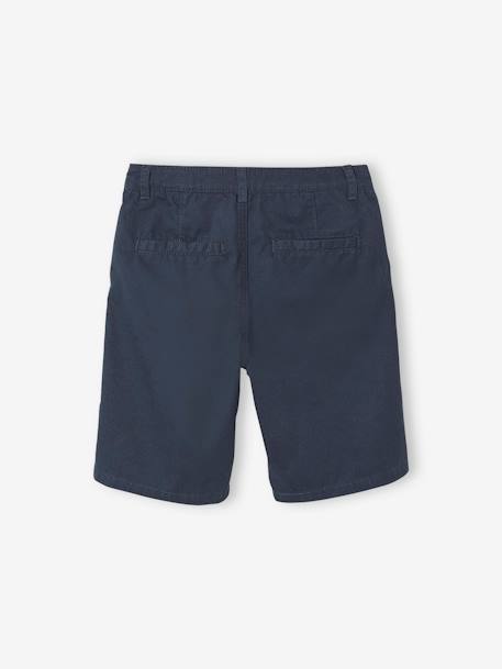 Chino bermuda voor jongens beige+BLAUW+grijsblauw+groen+rood - vertbaudet enfant 