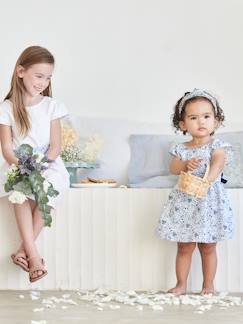 Baby-Feestelijke babyjurk met bloemen