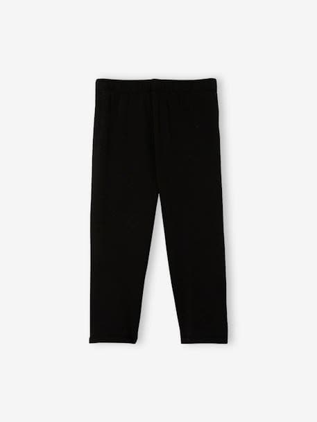 Legging meisje tot halverwege de kuit salie+WIT+zwart - vertbaudet enfant 